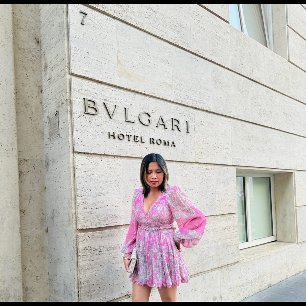 Pink Floral Dress